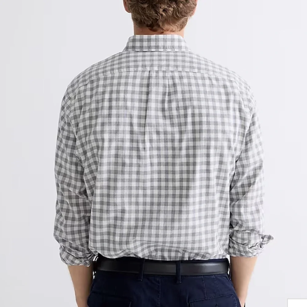 NWOT j crew Secret Wash organic cotton poplin shirt